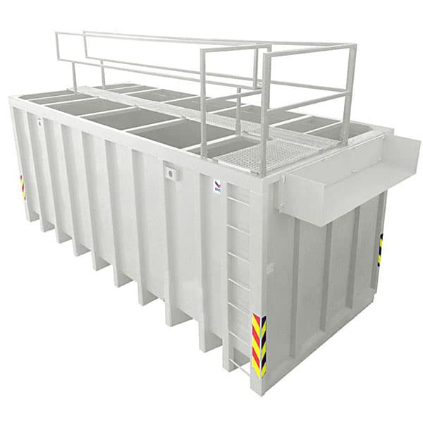 Sedimenteringscontainer 30″ — leie hos Akershus Maskinutleie
