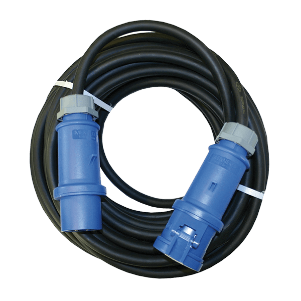 Kabel 3-fase 125A 230V 25m — leie hos Akershus Maskinutleie