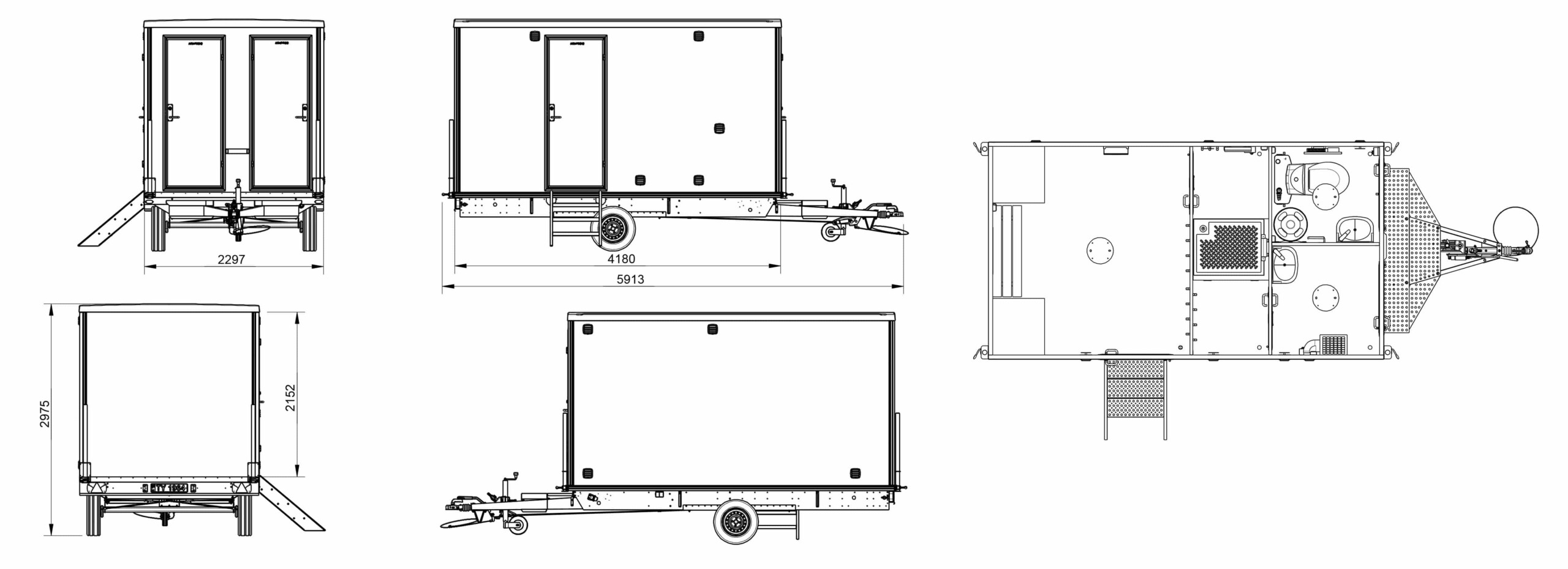 Plantegning Arnpro 420A (asbestbrakke)