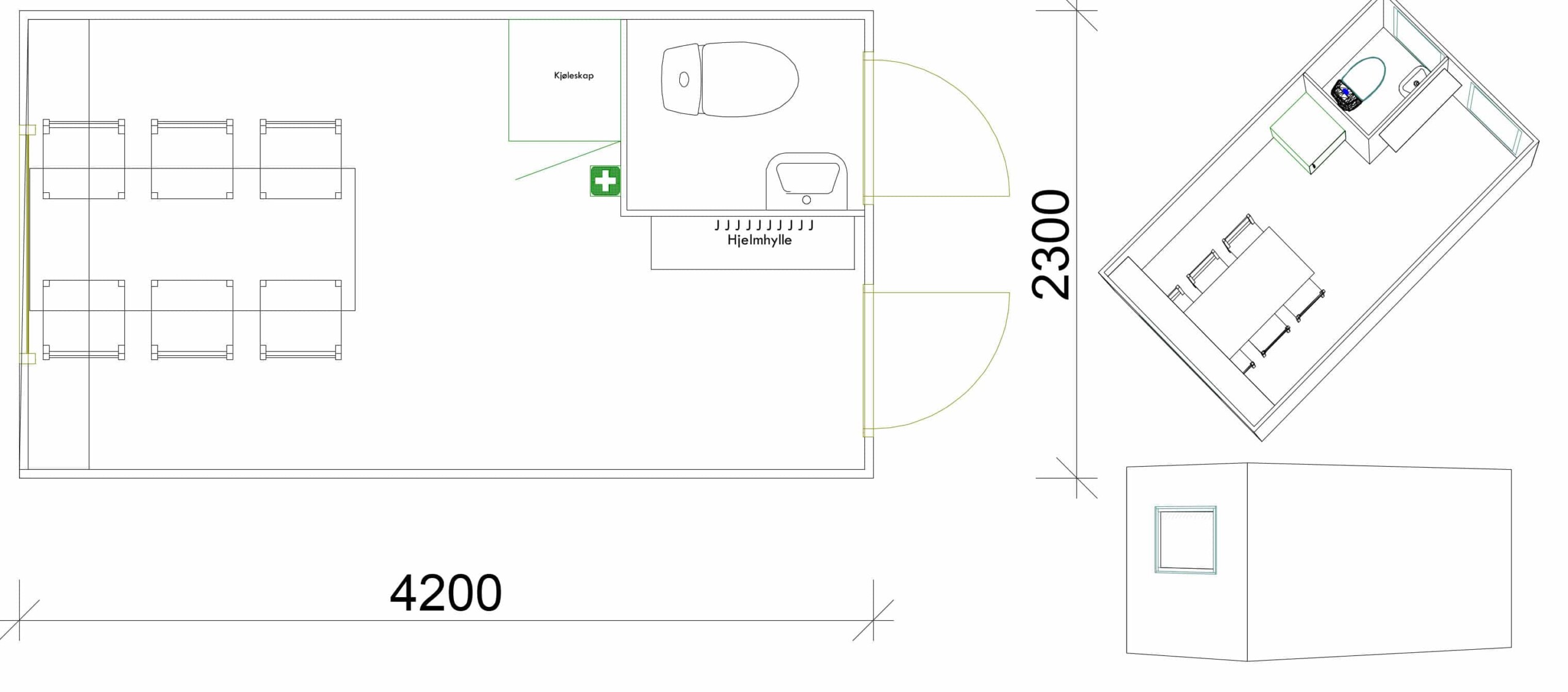 Plantegning Arnpro 420 TT