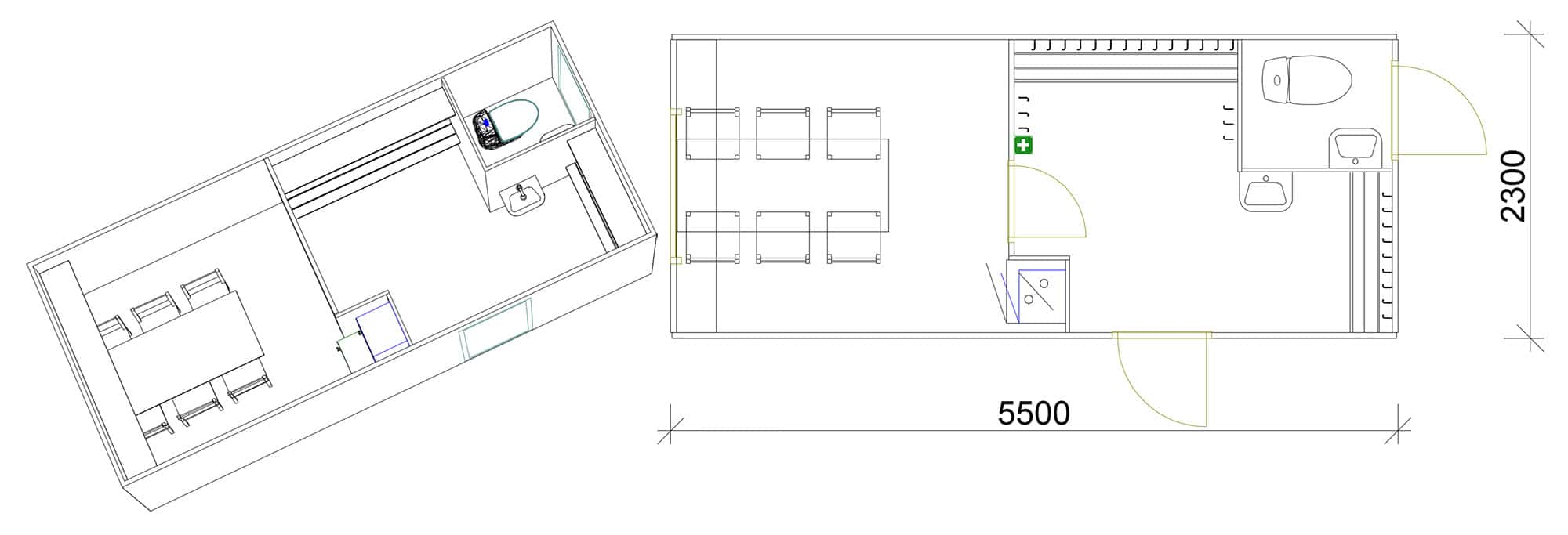Plantegning Arnpro 550EBK