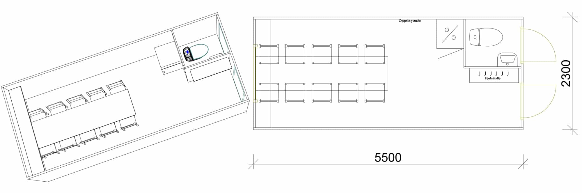 Plantegning Arnpro 550TT