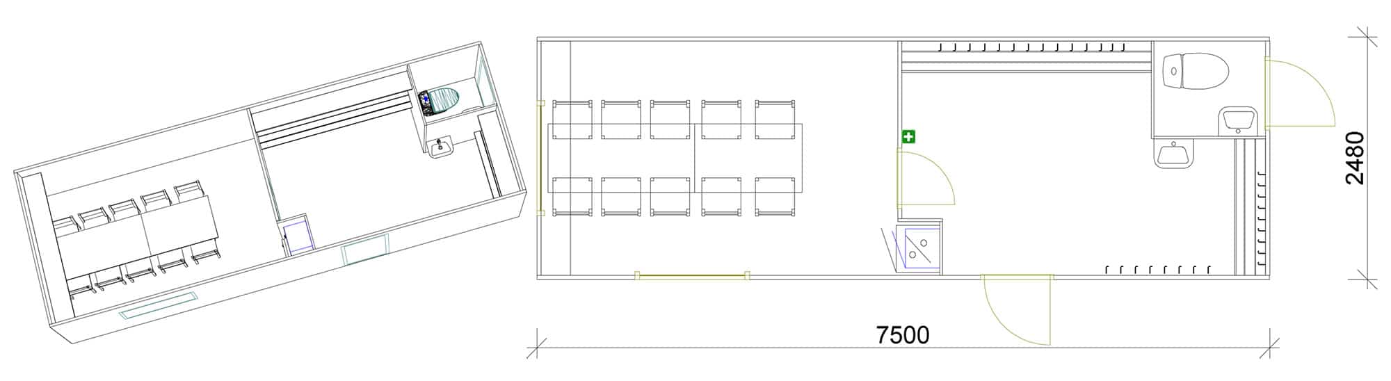 Plantegning Arnpro 750EBK